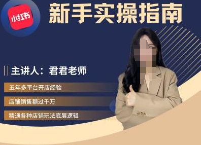 君君-小红书电商从入门到精通，新手实操指南-宝藏屋创业网