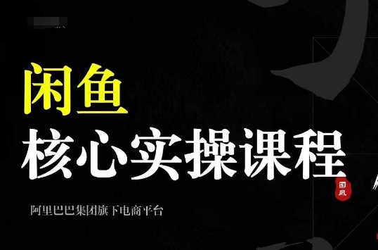 2024闲鱼核心实操课程,从养号、选品、发布、销售,教你做一个出单的闲鱼号-宝藏屋创业网