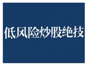 2024低风险股票实操营,低风险,高回报-宝藏屋创业网