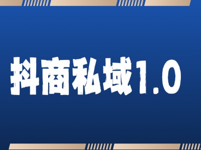 抖商服务私域1.0，抖音引流获客详细教学-宝藏屋创业网