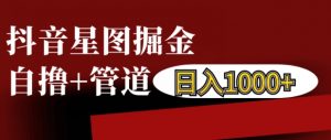 抖音星图掘金自撸,可以管道也可以自营,日入1k【揭秘】-宝藏屋创业网