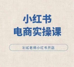 小红薯电商实操课,小红书开店实操必学课-宝藏屋创业网