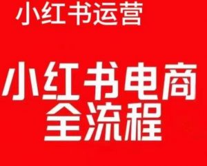 红薯电商实操课,小红书电商全流程-宝藏屋创业网