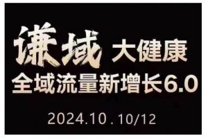 大健康全域流量新增长6.0,公域+私域,直播+短视频,从定位到变现的实操终点站-宝藏屋创业网