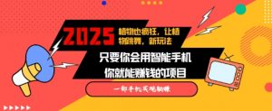 2025蓝海新玩法植物也疯狂,跳舞的植物视频有流量涨粉快,多平台去发布,轻松月入过W-宝藏屋创业网