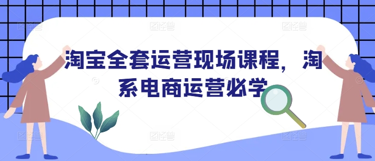 淘宝全套运营现场课程，淘系电商运营必学-宝藏屋创业网