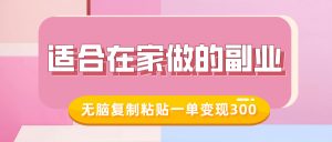 适合在家做的副业,小红书冷知识账号,无脑复制粘贴一单变现300-宝藏屋创业网