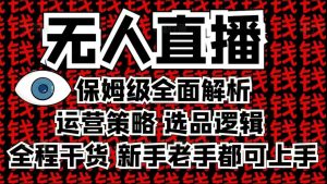 2025无人直播这么做就对了，保姆级全面解析，全程干货，新手老手都可上手-宝藏屋创业网