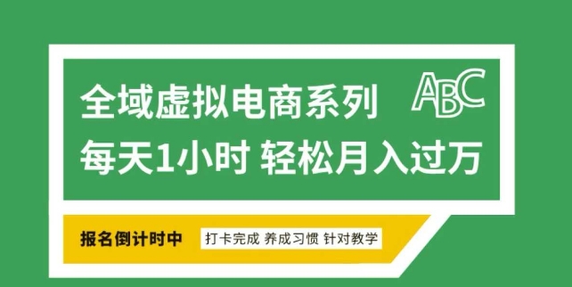 全域虚拟电商变现系列，通过平台出售虚拟电商产品从而获利-宝藏屋创业网