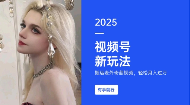 搬运老外奇葩视频，撸视频号分成计划收益，每天只需一小时，新手小白轻松月入过W-宝藏屋创业网