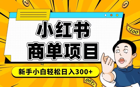 小红书千粉商单，稳定快速变现项目，实现月入6-8k并不是很难-宝藏屋创业网