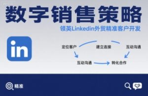 数字销售策略领英LinkedIn外贸精准客户开发-宝藏屋创业网