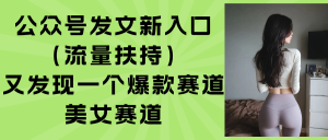 公众号发文新入口(流量扶持-宝藏屋创业网