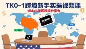TK0-1跨境新手实操视频课,tiktok美区跨境分享会-宝藏屋创业网