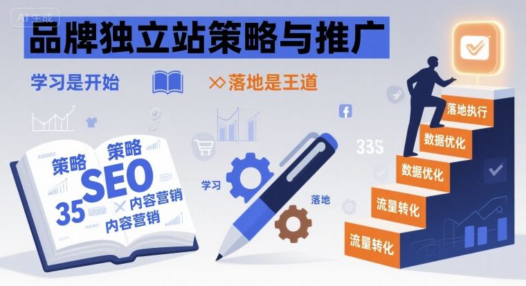 品牌独立站策略与推广，学习是开始，落地是王道-宝藏屋创业网