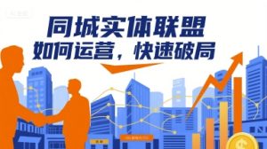 同城实体联盟如何运营,快速破局-宝藏屋创业网