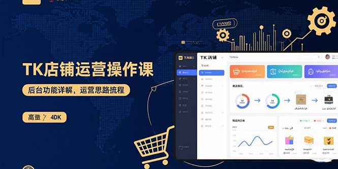 TK店铺运营实操课：后台功能详解，商品上架流程，运营思路拆解-宝藏屋创业网