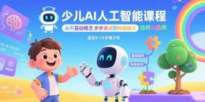 少儿AI人工智能课程:从基础概念逐步深入到核心技术 培养全面的AI素养-宝藏屋创业网
