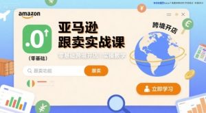 亚马逊跟卖实战课,零基础跨境开店实操教学-宝藏屋创业网