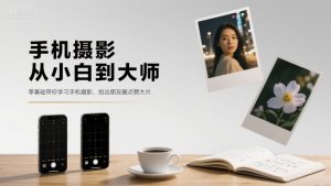 手机摄影从小白到大师,零基础带你学习手机摄影,拍出朋友圈点赞大片-宝藏屋创业网