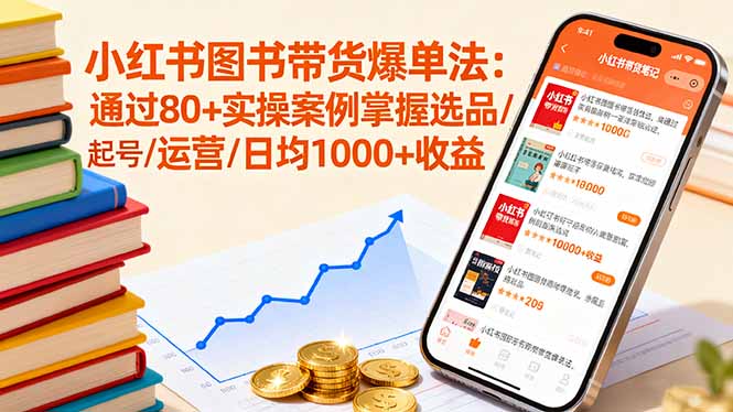 https://wc.yk520.top/wp-content/uploads/2025/09/20250916101123-68c937cbcdf6f.jpeg 小红书图书带货爆单法:通过80+实操案例掌握选品/起号/运营/日均1000+收益