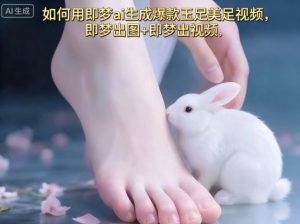 如何用即梦ai生成爆款玉足美足视频,即梦出图+即梦出视频,快速涨粉-宝藏屋创业网
