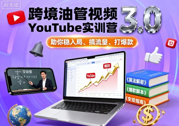 https://wc.yk520.top/wp-content/uploads/2025/09/20250922021041-68d0b0214a4b3.jpeg 跨境油管视频YouTube实训营3.0,助你稳入局、搞流量、打爆款