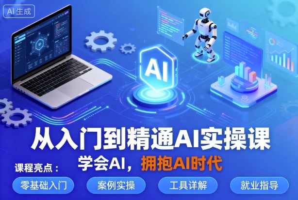 https://wc.yk520.top/wp-content/uploads/2025/09/20250925021027-68d4a49356c4d.jpeg 从入门到精通AI实操课,学会AI,拥抱AI时代