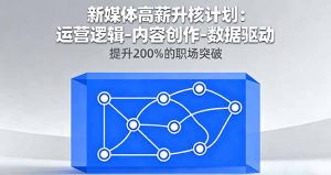 新媒体高薪升核计划:运营逻辑-内容创作-数据驱动,提升200%的职场突破-宝藏屋创业网