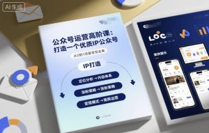 公众号运营高阶课,打造一个优质IP公众号-宝藏屋创业网