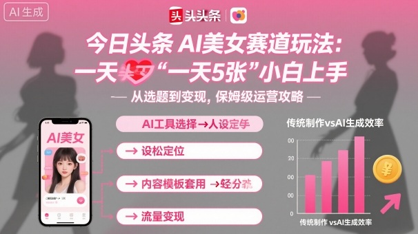 https://wc.yk520.top/wp-content/uploads/2025/10/20251009061039-68e751dfc7401.jpeg 今日头条AI美女赛道玩法,一天轻松5张,小白轻松上手