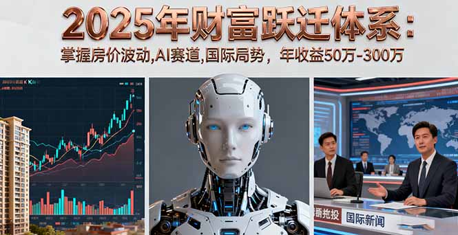 https://wc.yk520.top/wp-content/uploads/2025/10/20251009083038-68e772aef1690.jpeg 2025年财富跃迁体系:掌握房价波动,AI赛道,国际局势,年收益50万-300万
