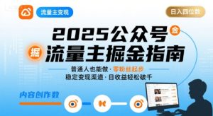 公众号流量主变现项目2025,普通人也能通过这个项目日入四位数(更新)-宝藏屋创业网