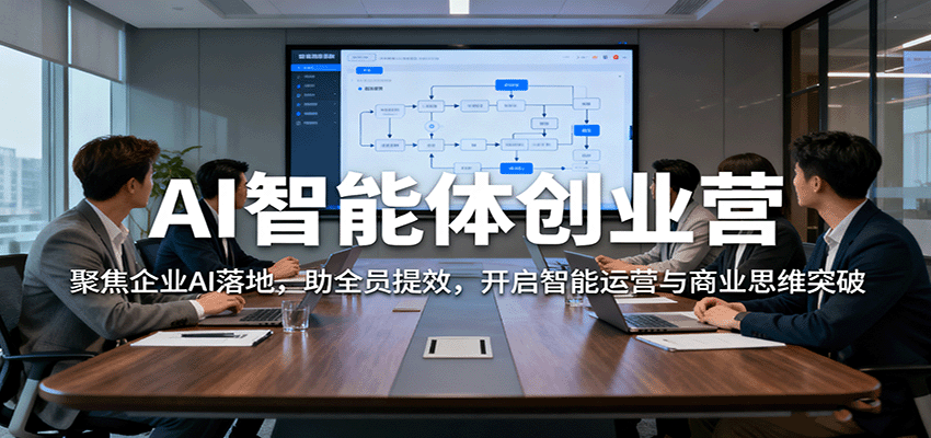 https://wc.yk520.top/wp-content/uploads/2025/10/20251011064025-68e9fbd974b62.png AI智能体创业营:聚焦企业AI落地,助全员提效,开启智能运营与商业思维突破