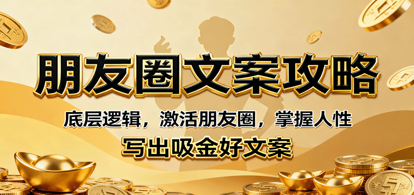 https://wc.yk520.top/wp-content/uploads/2025/10/20251013102053-68ecd2858d906.png 朋友圈文案攻略:底层逻辑,激活朋友圈,掌握人性,写出吸金好文案