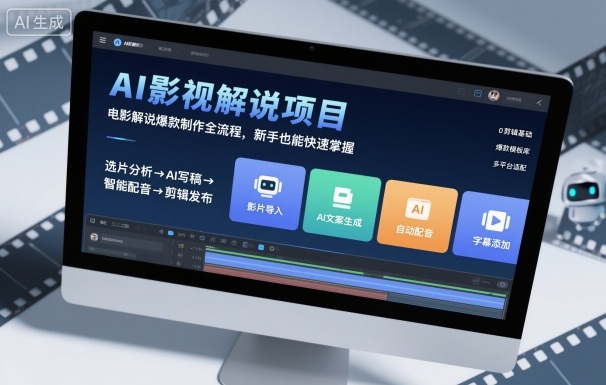 https://wc.yk520.top/wp-content/uploads/2025/10/20251016063047-68f09117e99da.jpeg AI影视解说项目,电影解说爆款制作全流程,新手也能快速掌握