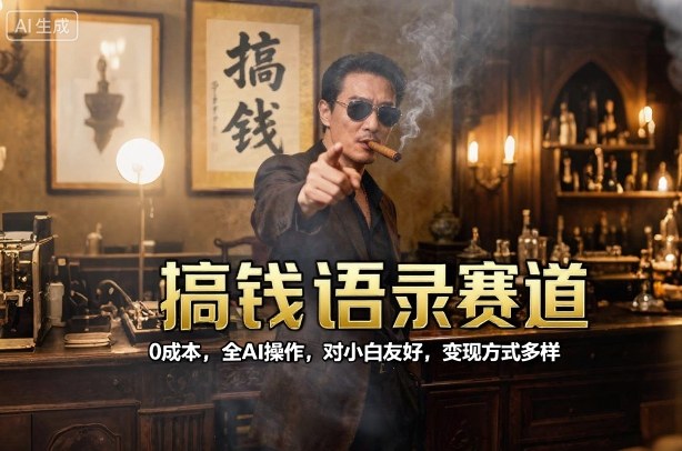https://wc.yk520.top/wp-content/uploads/2025/10/20251017021050-68f1a5aaf218b.jpeg 搞钱语录赛道,0成本,全AI操作,对小白友好,变现方式多样