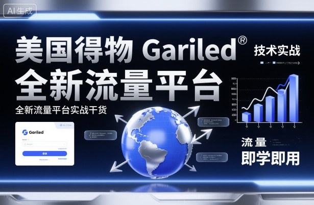 https://wc.yk520.top/wp-content/uploads/2025/10/20251018110143-68f37397f41b8.jpeg 美国得物Gariled技术实战,全新流量平台实战干货,即学即用