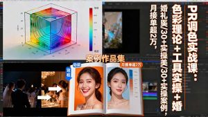 PR调色实战课:色彩理论+工具实操+婚礼医美/30+实操案例,月接单超2万-宝藏屋创业网