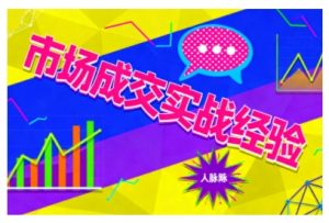 市场成交实战经验,从认知觉醒到实操落地,快速掌握市场开拓与成交核心能力-宝藏屋创业网