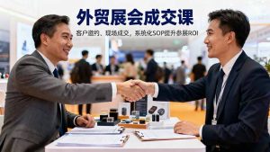 外贸展会成交课,含目标制定、客户邀约、现场成交,系统化SOP提升参展ROI-宝藏屋创业网