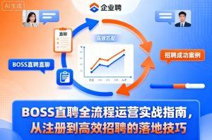 BOSS直聘全流程运营实战指南,从注册到高效招聘的落地技巧-宝藏屋创业网