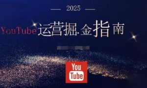 2025油管YouTuBe运营掘金指南,全方位帮你从零搭建油管运营体系-宝藏屋创业网