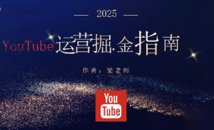梁老师·2025YouTuBe运营掘金指南-宝藏屋创业网
