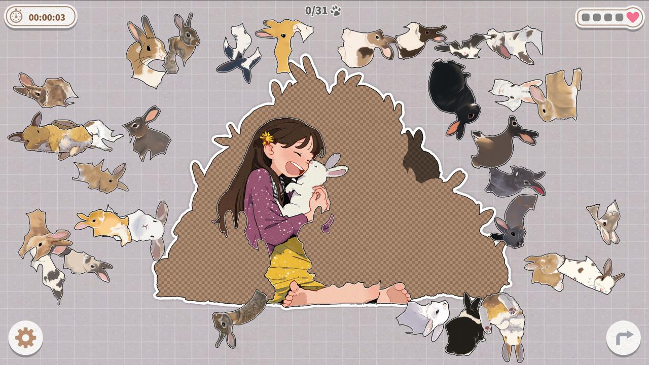 挤在一起的兔兔/Bunnies Huddled Together-宝藏屋创业网