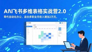 AI+飞书多维表格实战营2.0：零代码自动化办公，适合多职业月收入增加2万元-宝藏屋创业网