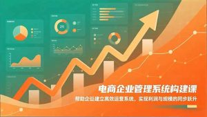 电商企业管理系统构建课:帮助企业建立高效运营系统,实现利润与规模的同步跃升-宝藏屋创业网
