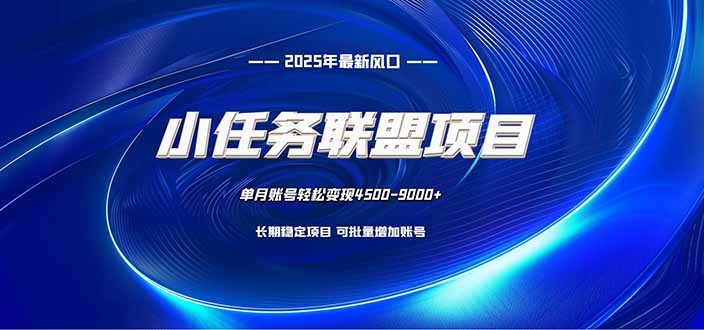 小任务联盟项目：一台电脑每天只需10分钟，轻松简单稳定-宝藏屋创业网