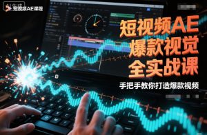 短视频AE爆款视觉全实战课,手把手教你打造爆款视频-宝藏屋创业网