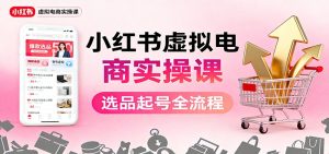 小红书虚拟电商实操课:选品起号+AI 内容创作+店铺运营+引流私域+自动化发笔记-宝藏屋创业网